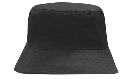 Headwear Breathable P/twill Bucket Hat X12 - 4107 Headwear Professionals